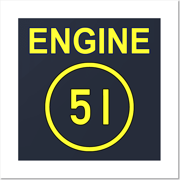 Engine 51 Wall Art by Vandalay Industries